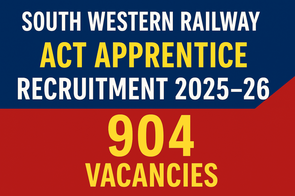 South Western Railway Act Apprentice Recruitment 2025-26